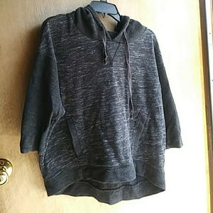 Betsey Johnson | Hooded Poncho-like sweater